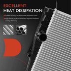 Aluminum Radiator for BMW 335i 435i (2012–2016)
