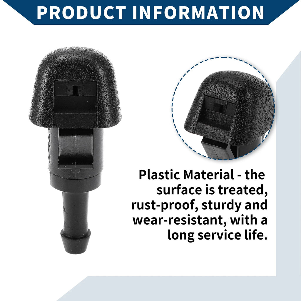 2 Pcs Front Windshield Washer Nozzles for Subaru Outback Legacy 