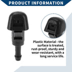 2 Pcs Front Windshield Washer Nozzles for Subaru Outback Legacy 