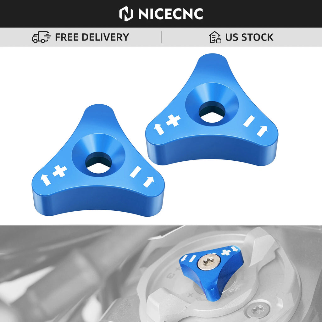 48mm Fork Knob Adjusters for Husqvarna TC85 TC125 TC250 TE FE 250-501 (2020–2022)