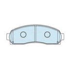 4wd Front Disc Brake Pads Set for Ford Explorer (2002 - 2005)