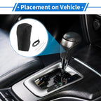 1 Pc Gear Shift Knob Cover for Toyota RAV4 (2013–2016) Black Faux Leather