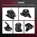 Set of 5 Engine & Trans Mounts for Honda Accord 2.4L (2008–2012) A4565 A4572