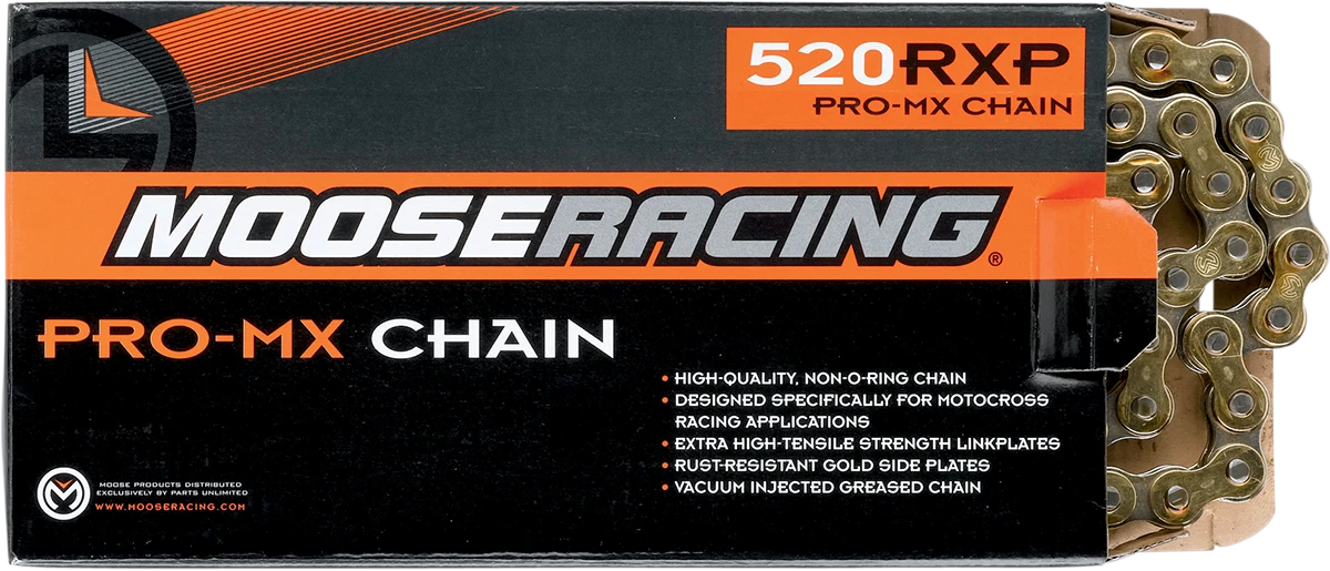 Pro-MX Chain 112 Links Gold for Moose Offroad 520 RXP