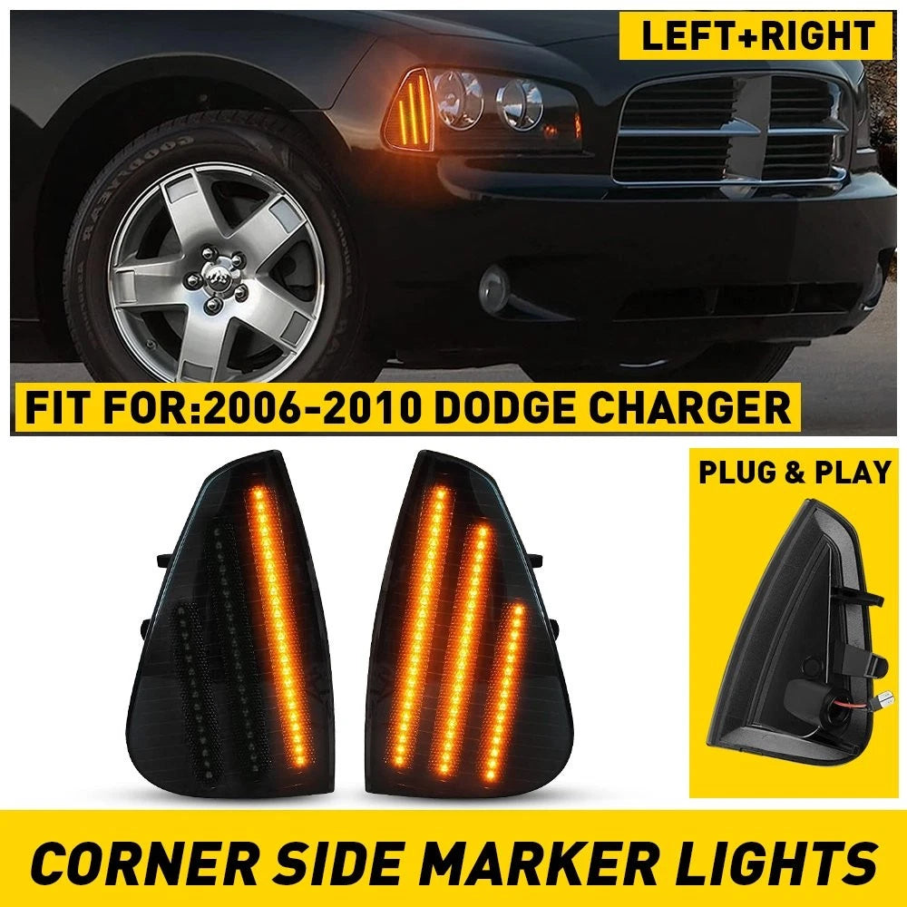 Corner Bumper Signal Lights for Dodge Charger (2006–2010)