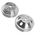 Double Groove V-Belt Crankshaft Pulley for Chevy SBC 265-400 (1969–1986)