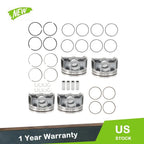 2.0T Piston & Ring Assembly Oversize +0.5 for VW Amarok Jetta Audi A4 Q5