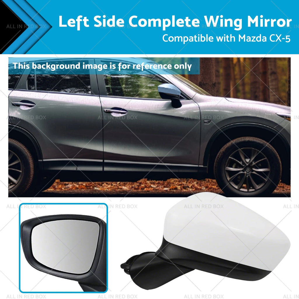 Left Door Wing Mirror for Mazda CX-5 (2012–2014) LH