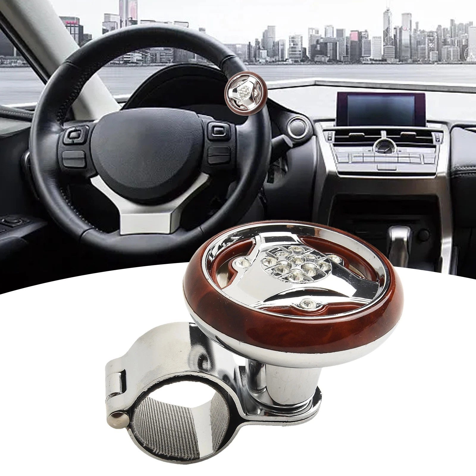 Steering Wheel Spinner Knob Aid for Car/Truck (AU Sale)