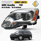 HID/Xenon Headlight for GMC Acadia (2007–2012) Left Driver