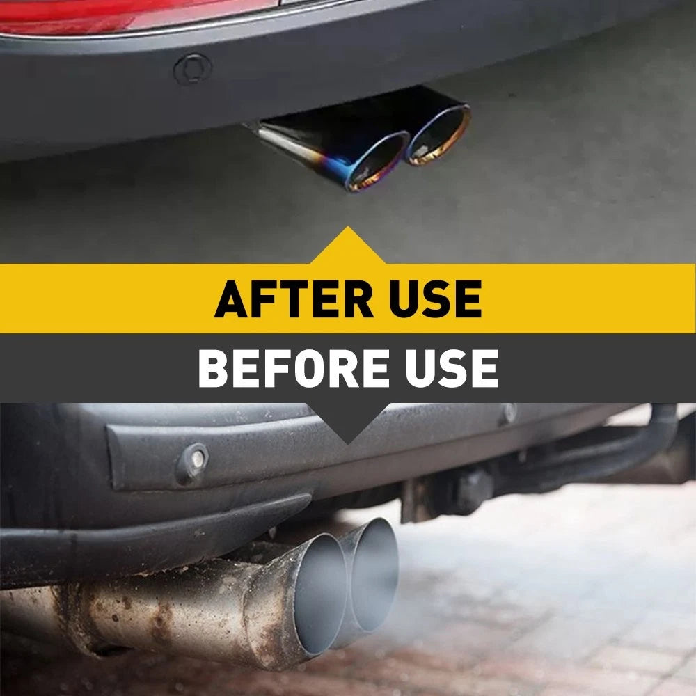 Exhaust Pipe Tip for Universal Fit (Stainless Steel Burnt Blue)