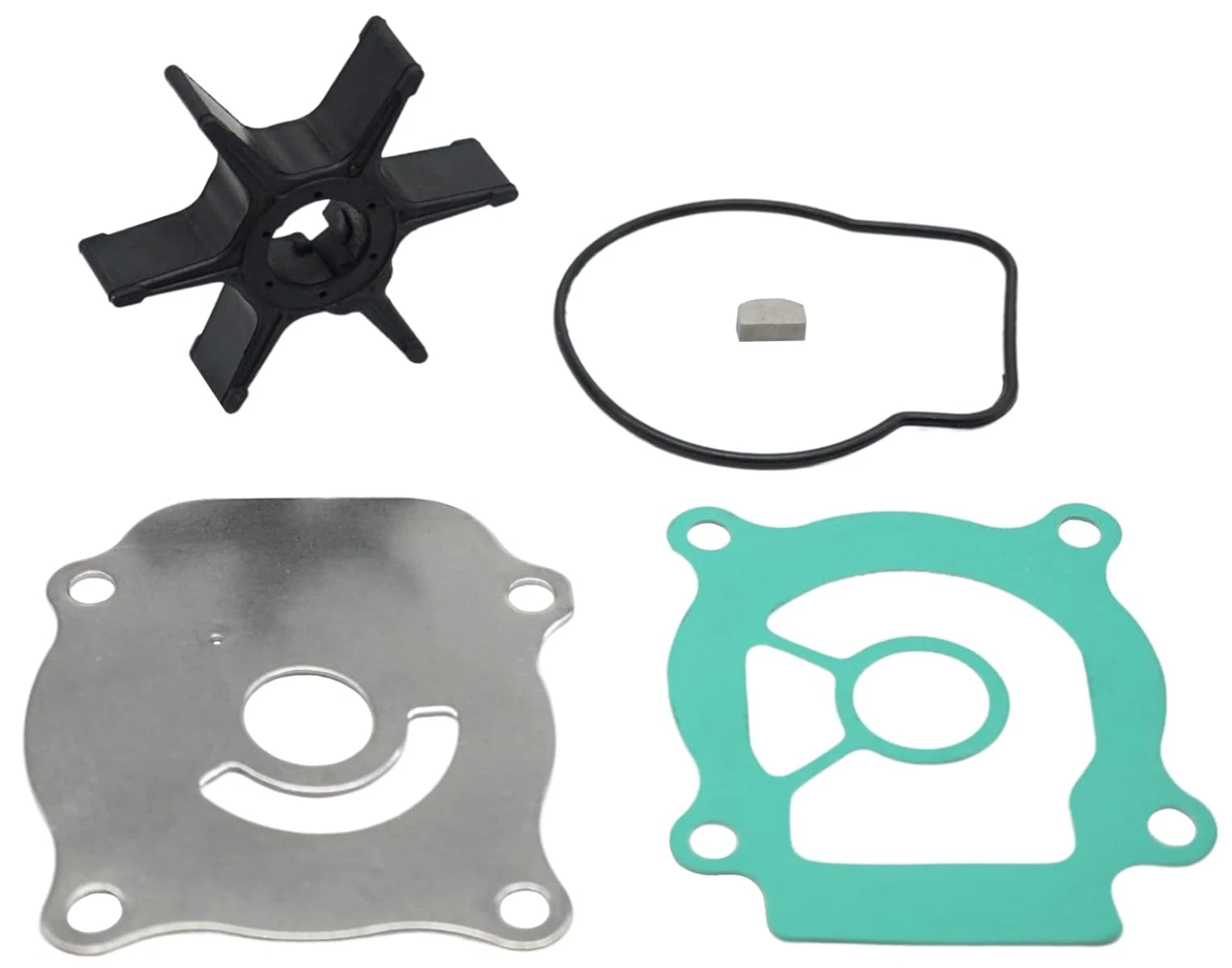 Outboard Water Pump Impeller & 17471-95J01 Plate for Suzuki 4-S