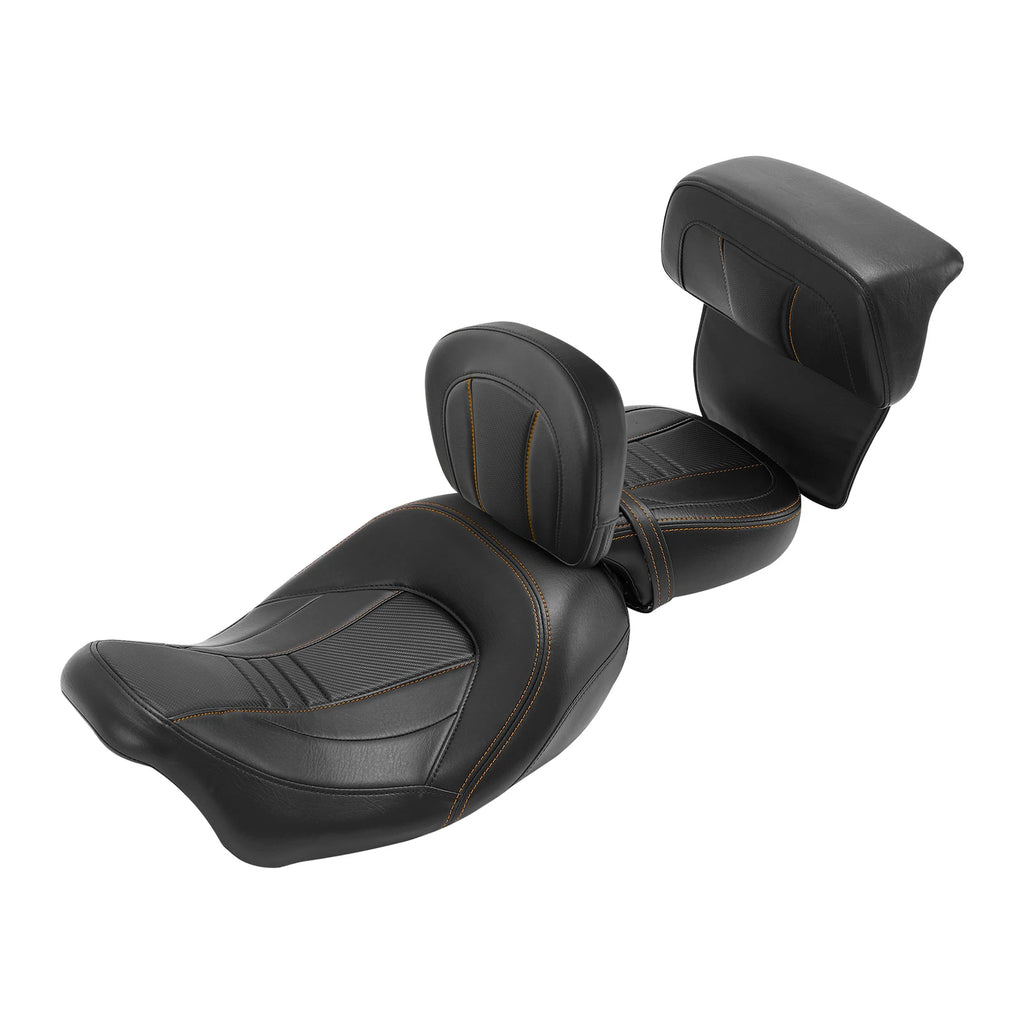 Driver Passenger Seats & Backrest for Harley Touring CVO Road Glide (2014–2023)