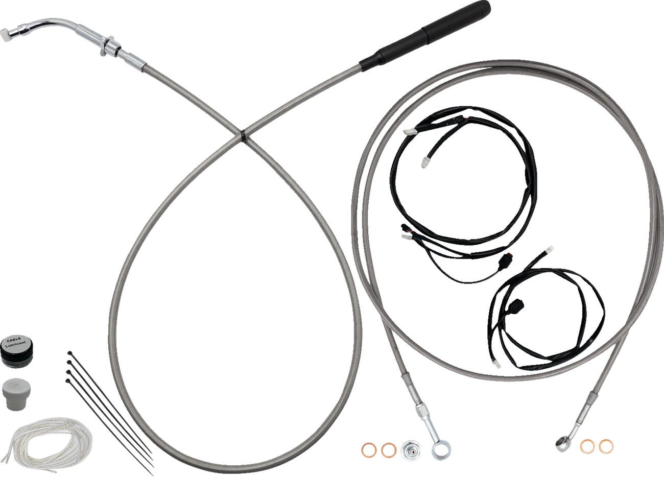 EZ Install Kit for Harley Davidson (16" Handlebars, Upper Clutch)