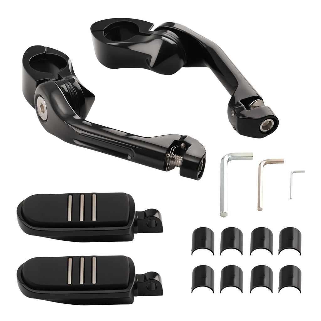 Folding Motorcycle Foot Pegs for Kawasaki Yamaha BMW (2015–2024)