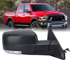 Right Side Power Folding Mirror Cover for Ram 1500 (2013–2019) - Black, Signal