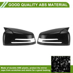 Mirror Cover Cap Replacement Black for Mercedes-Benz A-Class W176 (2012-2017)