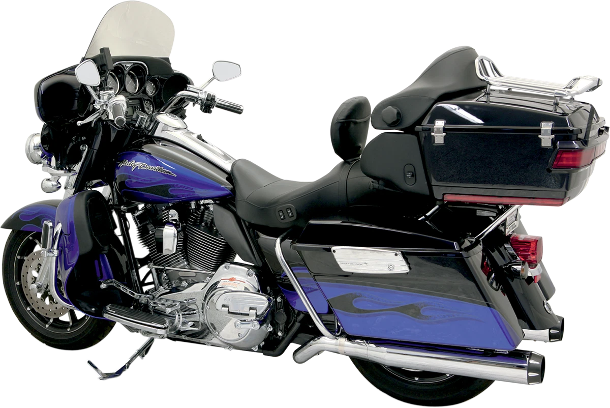 Bassani Xhaust B1 Pseudo Muffler - Chrome for FL (2009–2016) 1F59R