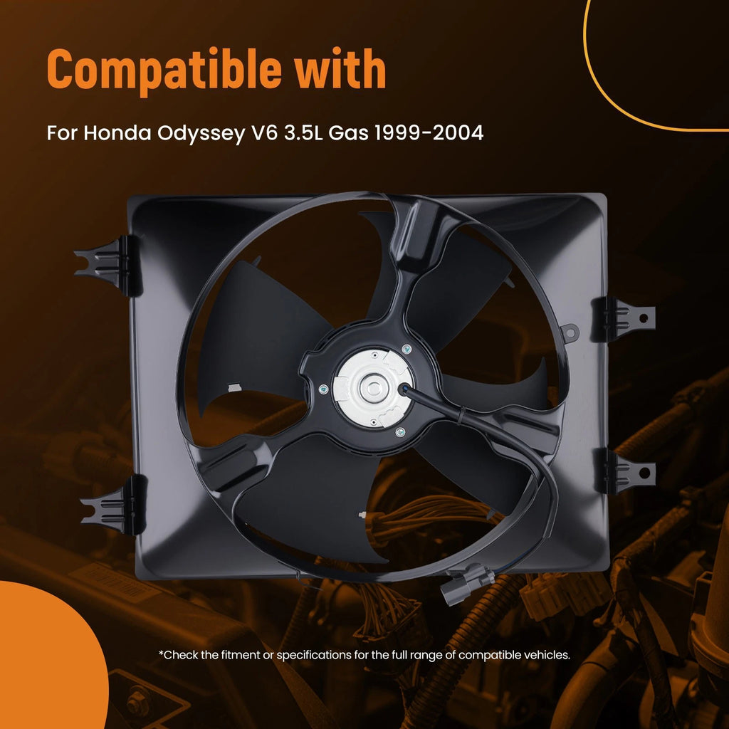 Cooling Fan for Honda Odyssey 3.5L V6 (1999–2004) 38616P8FA01