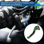 Adjustable Brake Clutch Levers for Honda X11 (1999–2002) Green Black