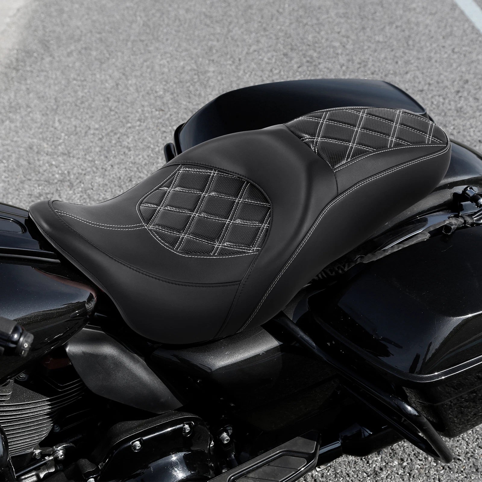 Driver Passenger Pillion Seat for Harley Touring Road Glide (2009–2023)