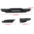 Rear Bumper Assembly for Chevrolet Colorado (2004–2007) Metallic Black