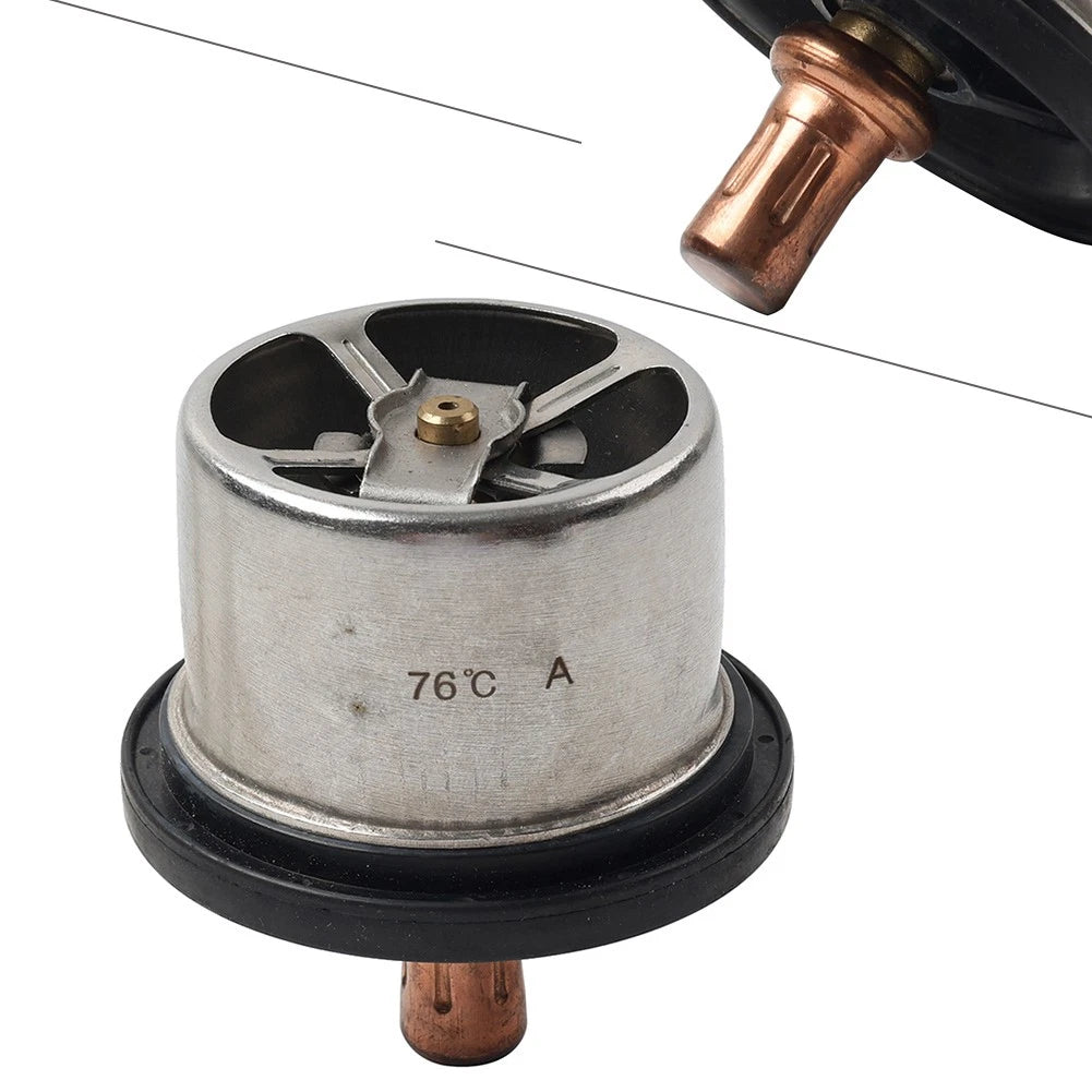 Engine Coolant Thermostat with Gasket for Volvo D12 Series (2000–2005) 8149182 1544683