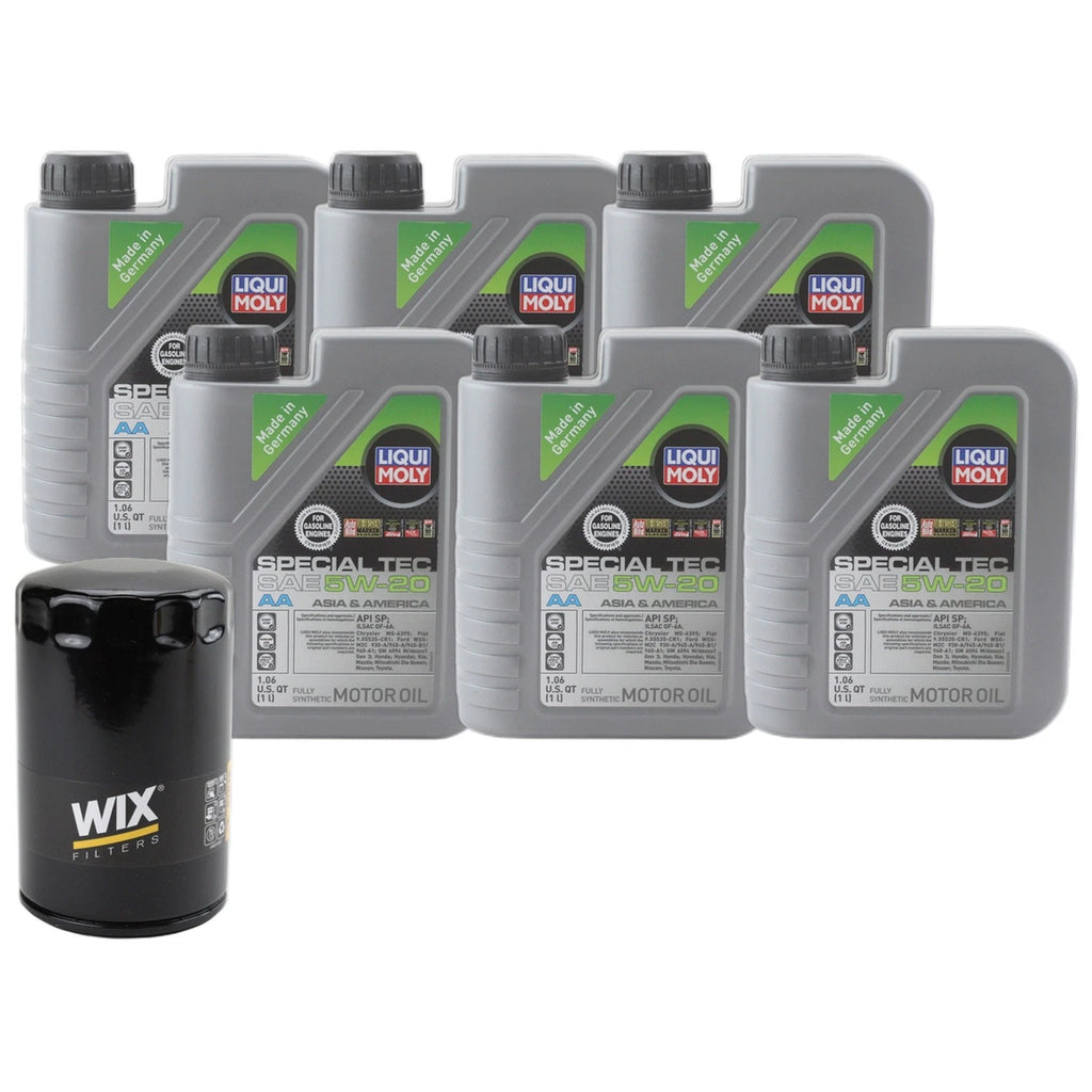 6L Liqui Moly Special Tec AA 5W-20 Engine Oil Change Kit for F-150 CX-9 MKS (2010–2023)