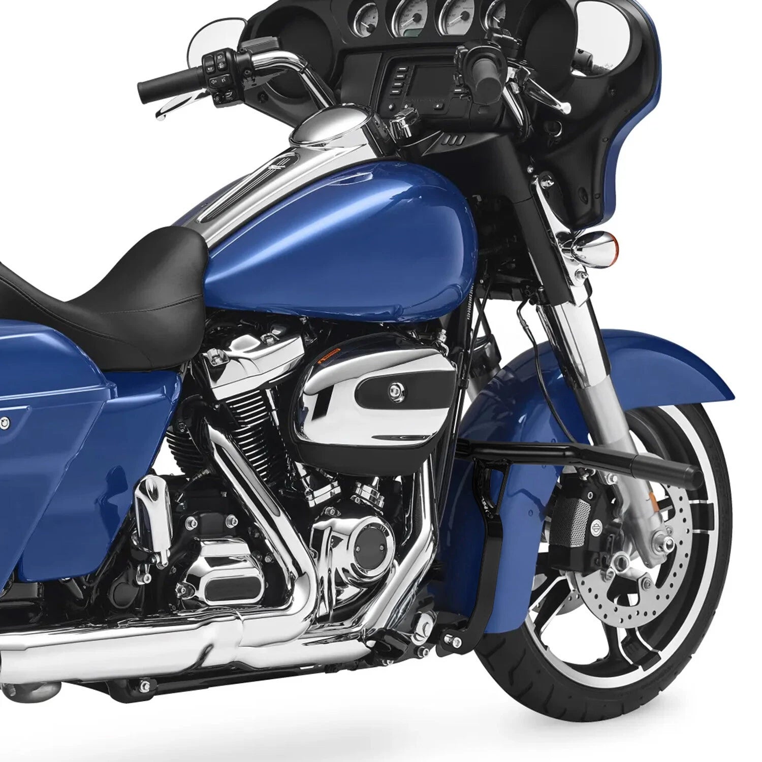 Front Highway Crash Bar for Harley Touring Road King Glide Electra Glide (2014–2023)