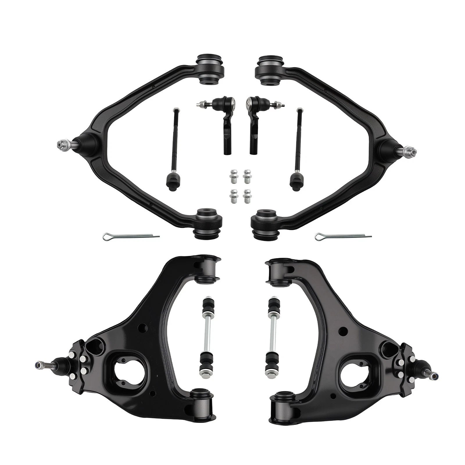 10pcs Front Control Arms Suspension Kit for Silverado Sierra 1500 (1999–2006)