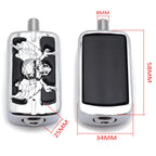 Wing Skull Zombie Foot Peg Pedal for Harley Davidson Dyna V-Rod Softail (1987–2014)