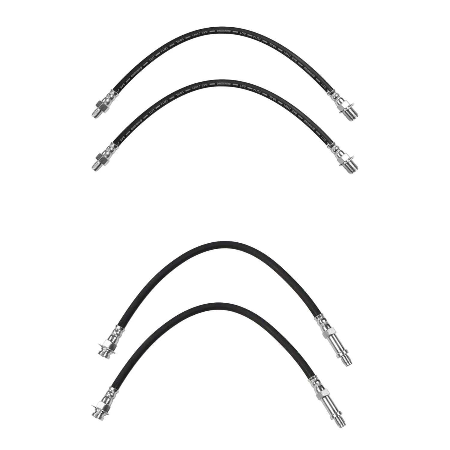Sunsong Brake Hydraulic Hose Kit for GMC 100 100-22 (RWD)