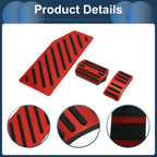 3 Pcs Accelerator Pedal Covers for Ford Edge (2023) Red