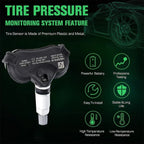 Set of 4 TPMS Tire Pressure Sensor for Toyota Sienna Tundra