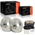 Front Disc Brake Rotors & Ceramic Pads for Hyundai Sonata (2015–2019)