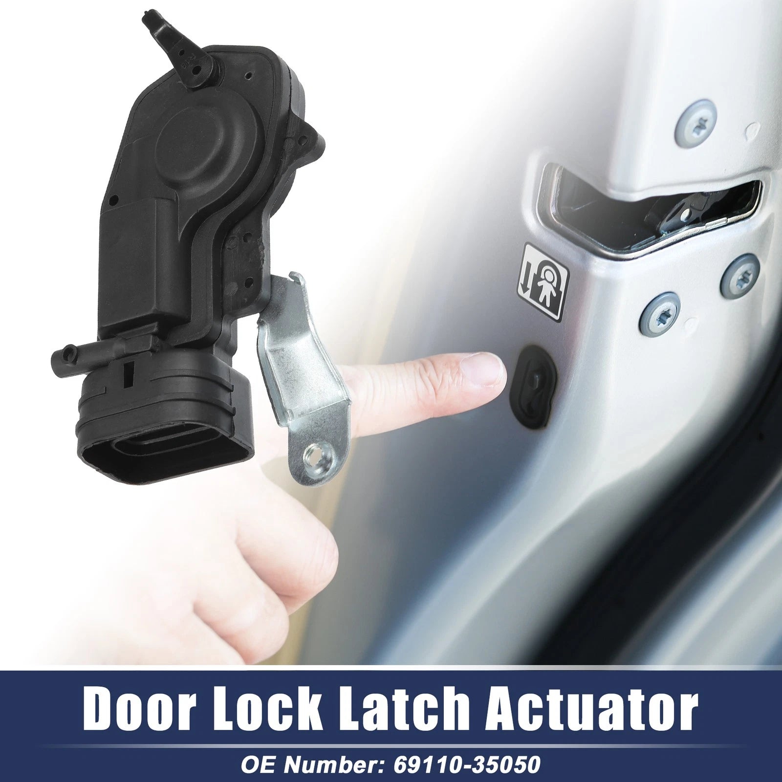 Front Right Door Lock Latch Actuator 69110-35050 for Toyota 4Runner (1996–2002)
