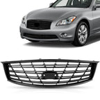 Front Grille for Infiniti M37 M56 (2011–2013) Black Upper Grille