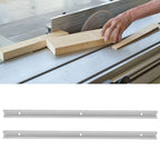2X Aluminum Alloy Miter Tracks for Universal Use (400 mm)