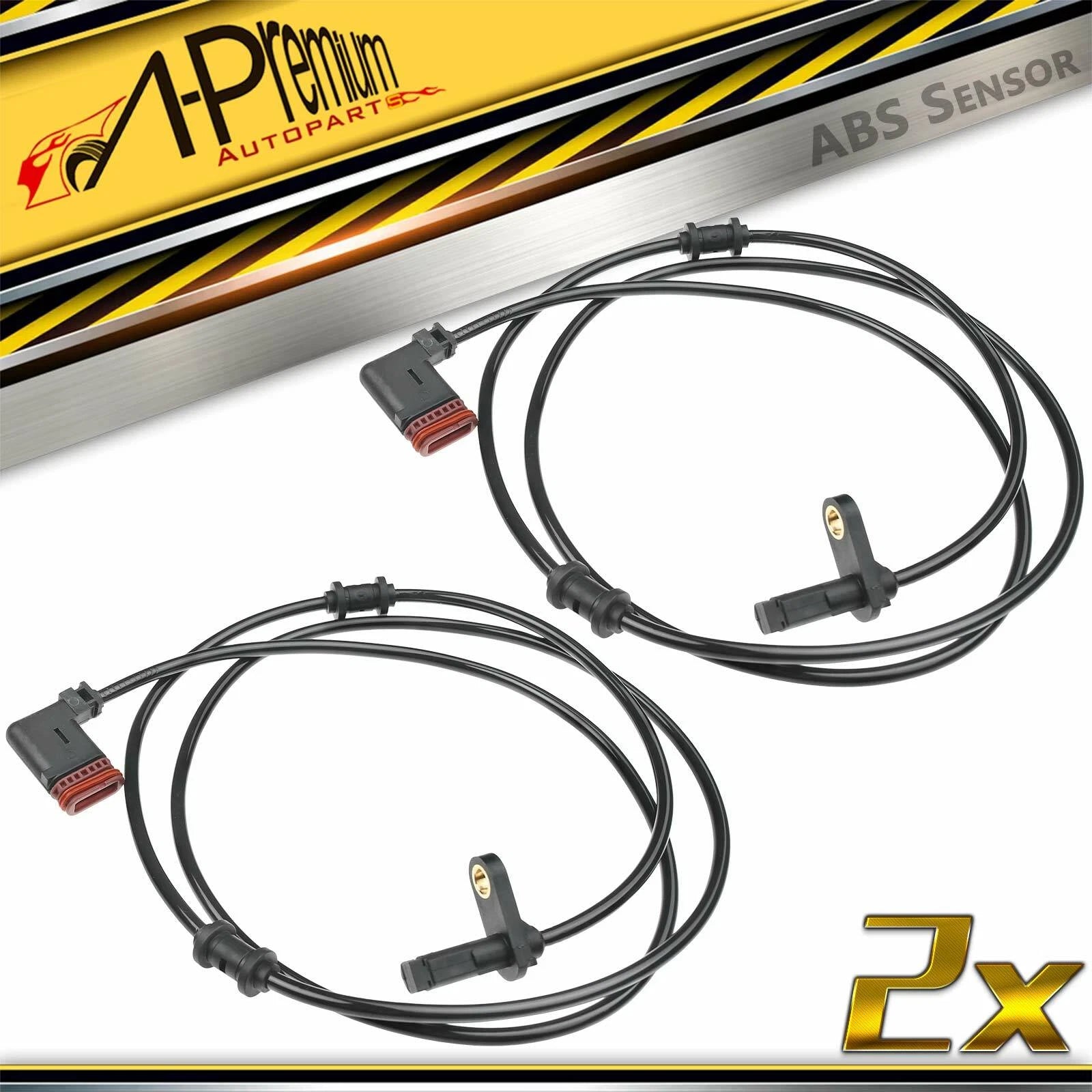 2X Rear ABS Wheel Speed Sensor for Mercedes-Benz E63 AMG E280 (2007–2009)