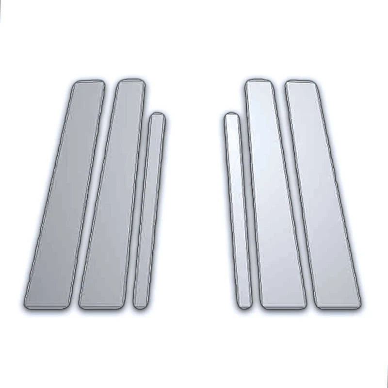 Chrome Pillar Post Covers Kit for Kia Rio (2005–2011)