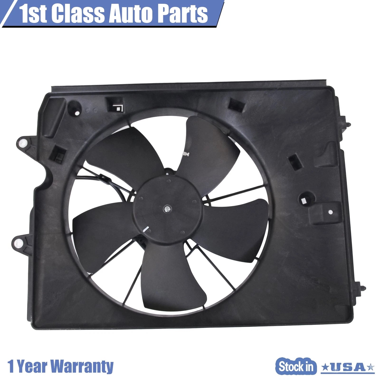 Engine Radiator Cooling Fan Assembly for Acura MDX 3.7L V6 (2007–2009) 621-511