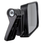 Set of 2 Black Manual Side View Mirrors for Jeep Wrangler (1987–2002)