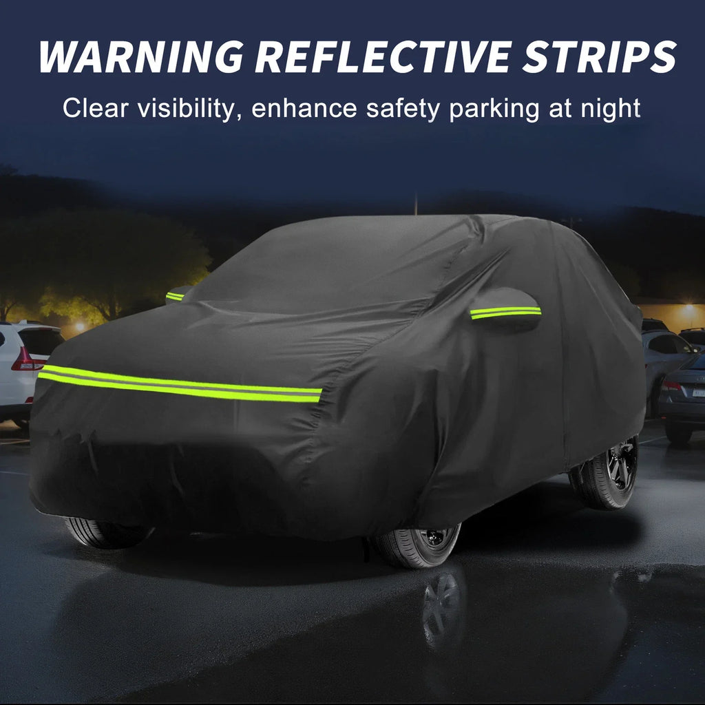 Waterproof 226D-PU Car Cover for Mercedes-Benz GLA 2013-2023 with Zipper