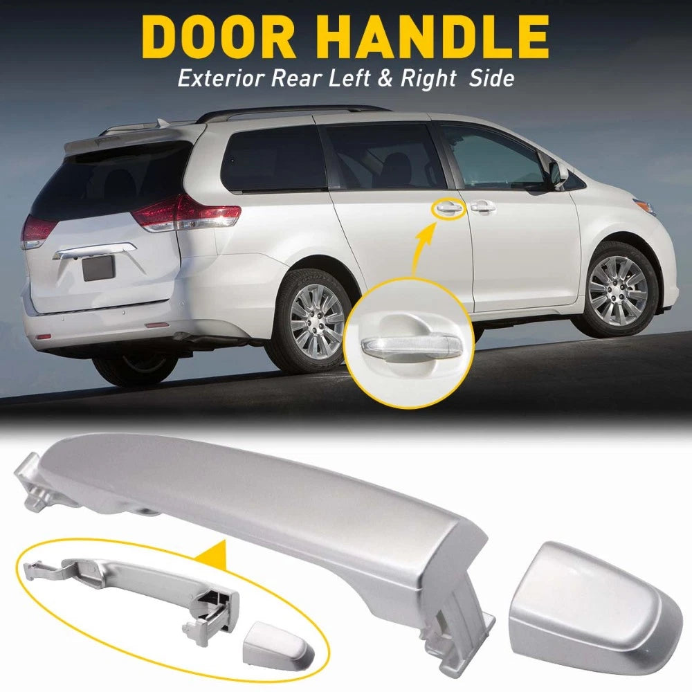 Set of 2 Outside Sliding Door Handles for Toyota Sienna