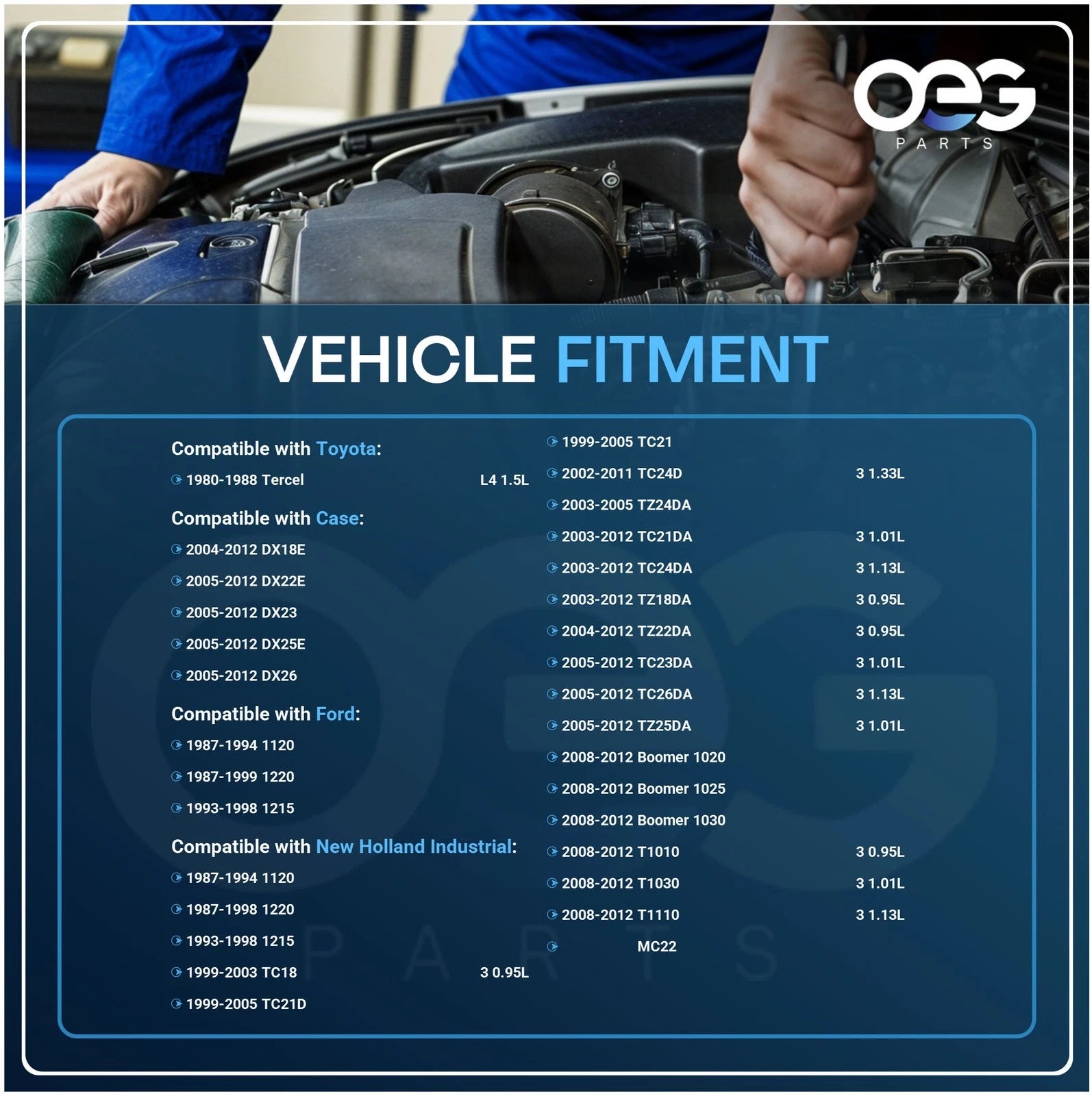 Starter for Case Compact Tractor DX18E DX22E DX23 DX25E DX26 (2004-2012)