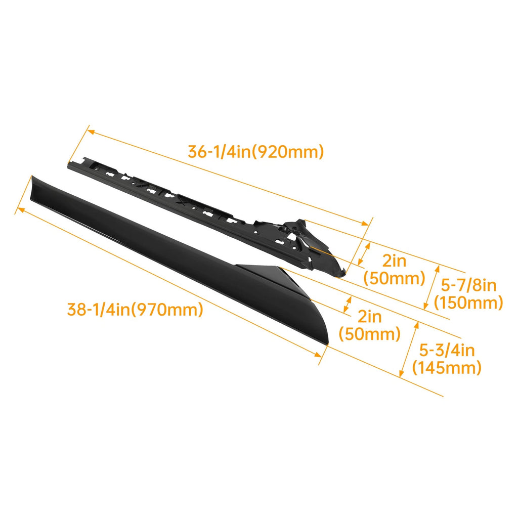 Set of 2 Windshield A-Pillar Trim for Ford Explorer (2011-2019)