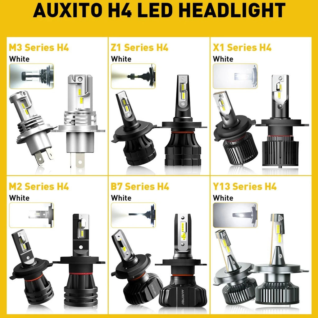 H4 9003 LED Headlight Bulbs Conversion Kit for Hi/Low Beam (6500K)