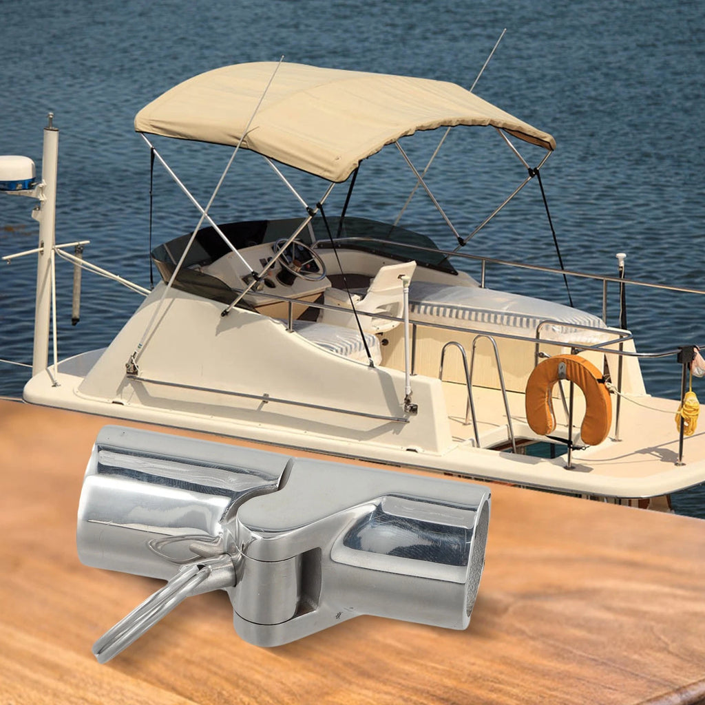 Stainless Steel Folding Swivel Tube Pipe Connector for Marine Applications