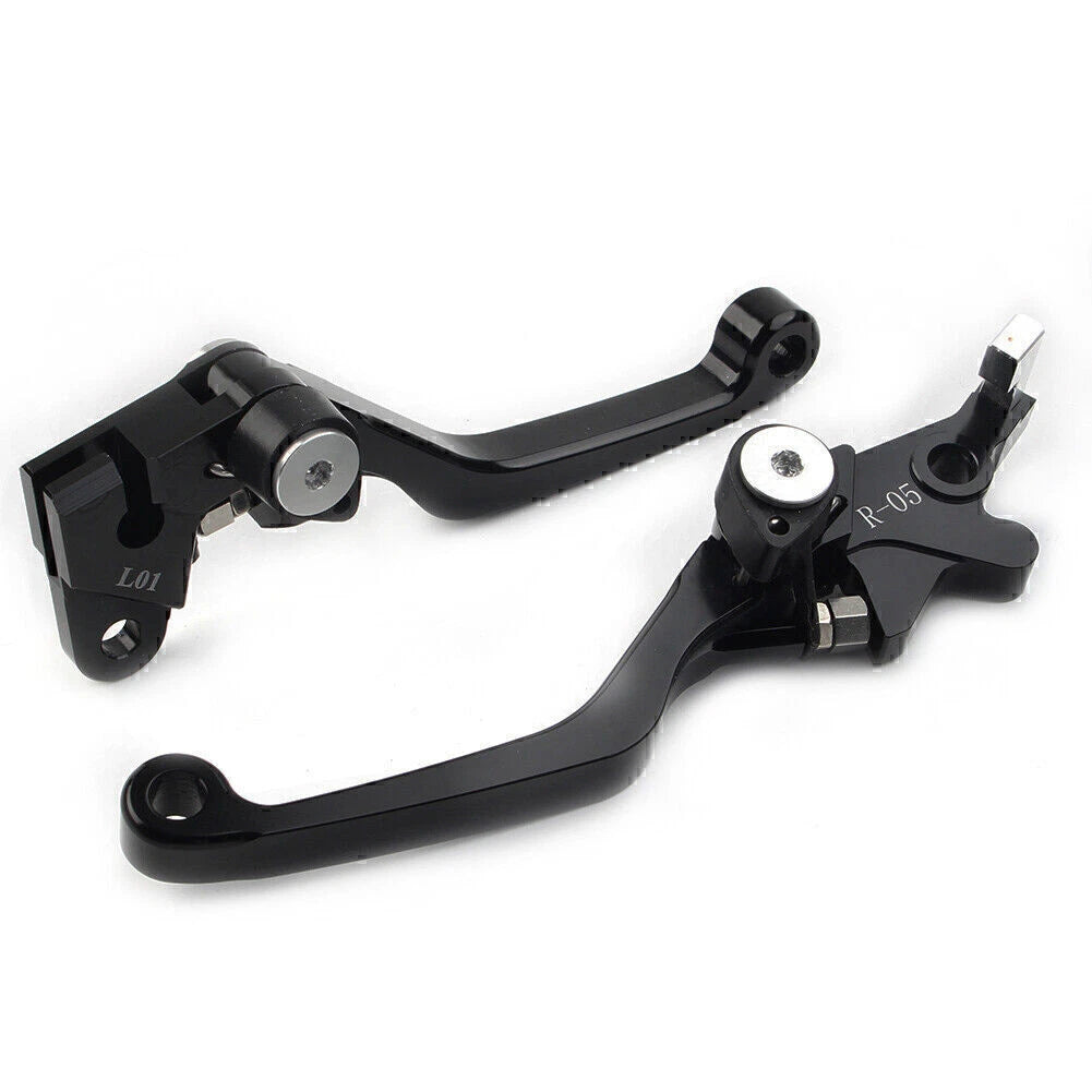 Black Pivot Brake Clutch Levers for Honda XR250/Motard (1995–2007) CRM250R/AR (1994–1998)