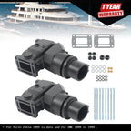 Set of 2 Exhaust Risers for OMC Volvo Penta